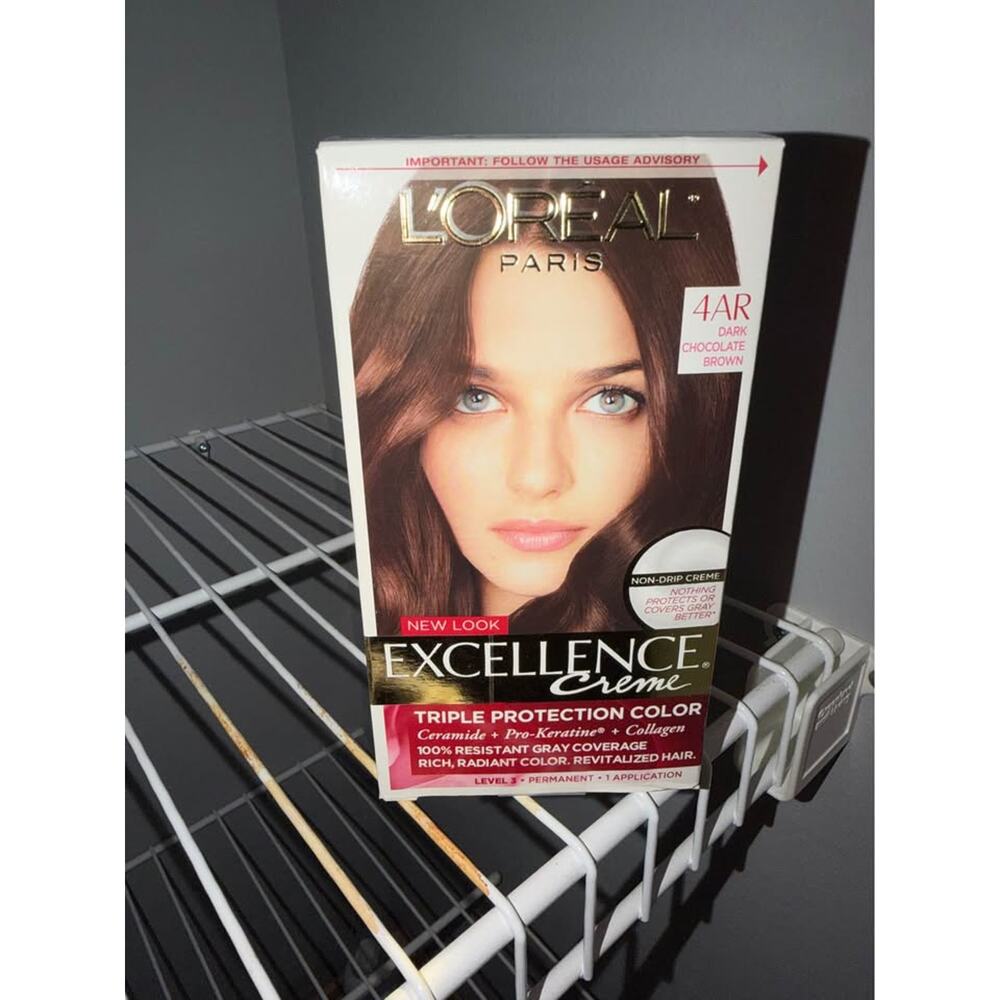 L'Oreal Excellence Creme Hair Dye 4AR Dark Chocolate Brown